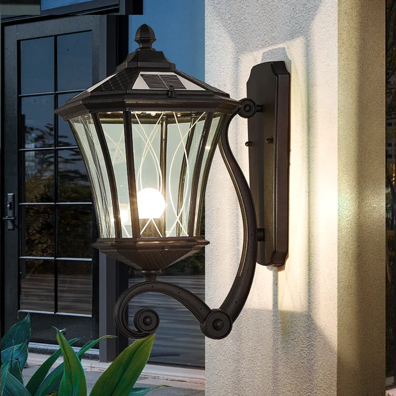 Outdoor wall lamp waterproof courtyard lamp super bright outdoor household aisle terrace lamp villa door exterior wall lamp