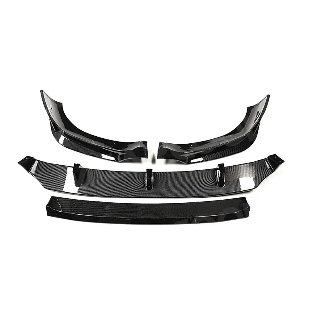 Carbon Fiber Car Front Bumper Lip Spoiler Diffuser Chin Protective Cover for BMW X6 G06 M Sport 2020 2021 2022 2023 ABS Bodykits