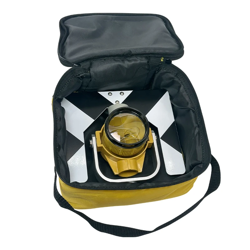 New Reflective Prism with a Target Plate, Surveying Reflector for Top-con Total Station. Single Prism with Bag