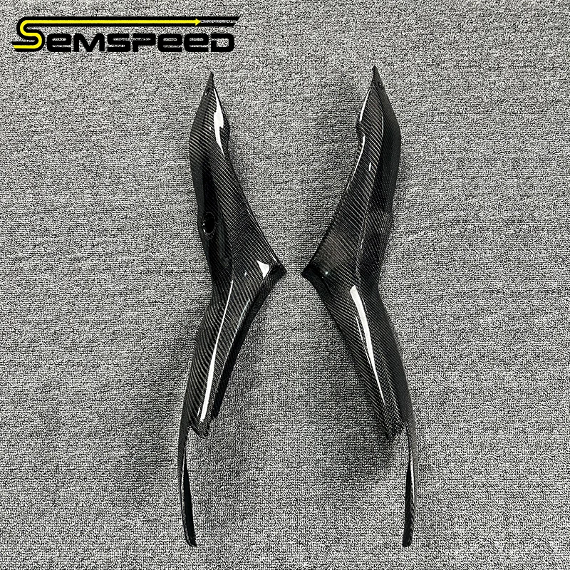 100% Carbon Fiber Motorcycle Sport racing seat cowl side panel‌ For Qjmotor SRK 921RR SRK 921 RR Subframe Side Cover