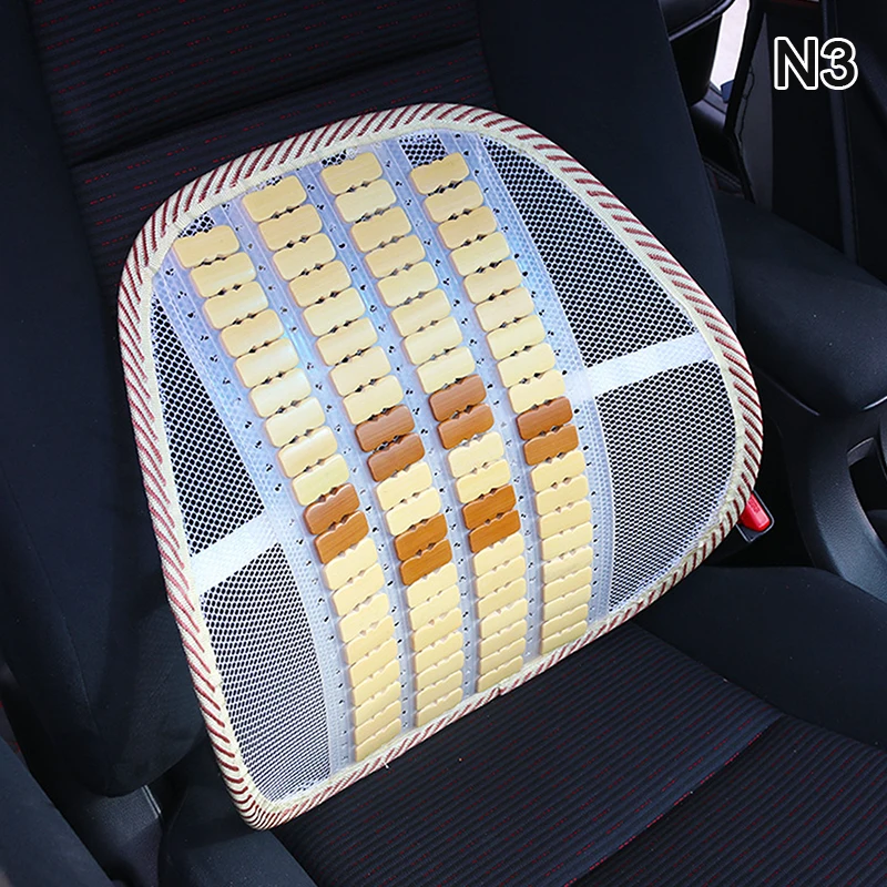 Car Seat Chair Back Cushion Ventilate Mesh Lumbar Back Brace Car Seat Chair Cushion Office Home Massage Back Cushion Universal