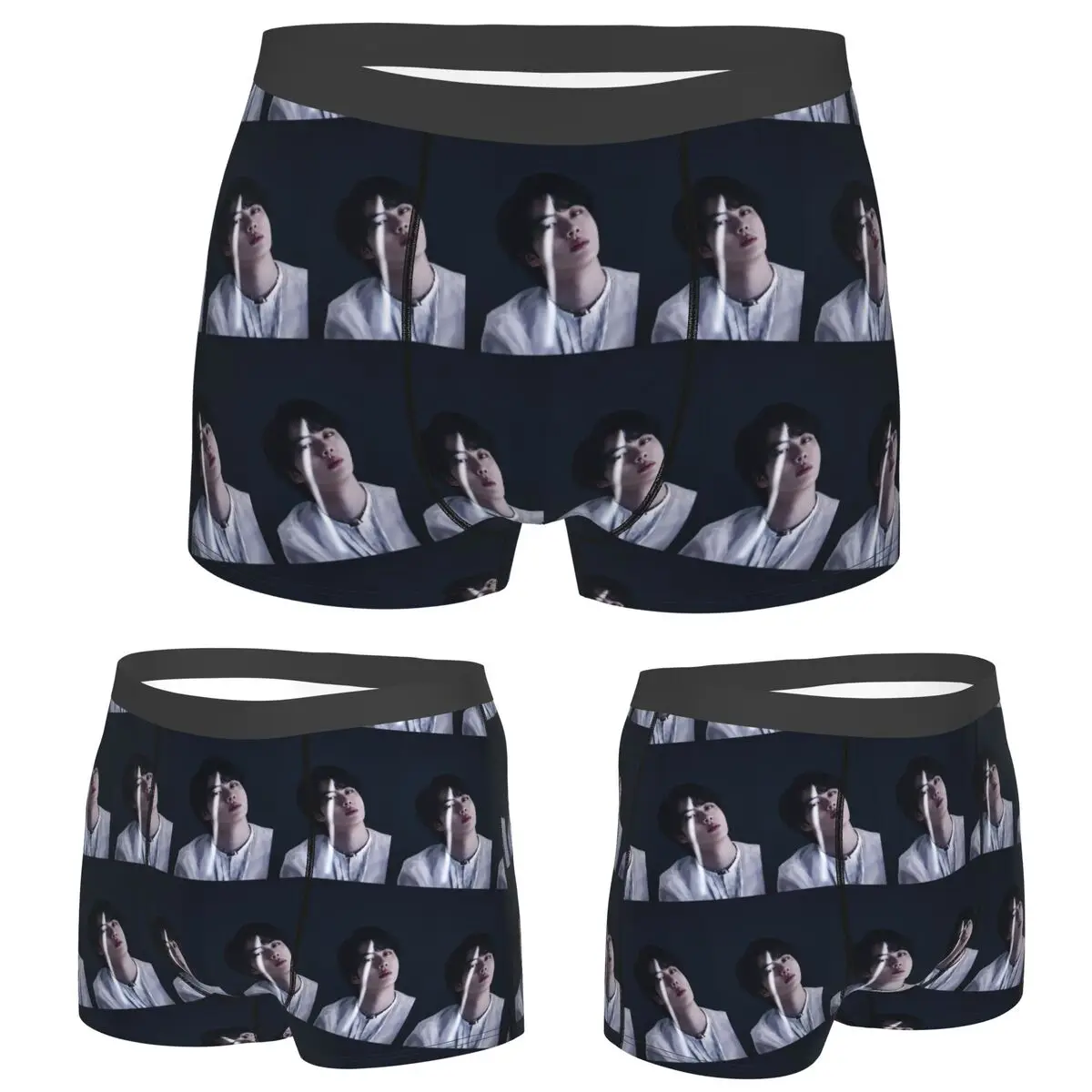 

Boxer Underpants Shorts Jungkook Concept Photo Panties Men's Soft Underwear for Homme Man Boyfriend Gift