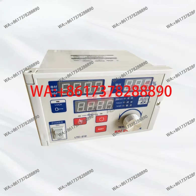 Semi-automatic tension controller, coil diameter magnetic powder tension control 24V coil slitting machine