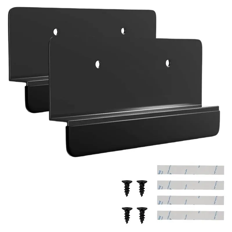 A44Z-Hands-Free Trash Cabinet Foot Pull - 2 Pack, Adhesive And Screw Installation, Carbon Steel