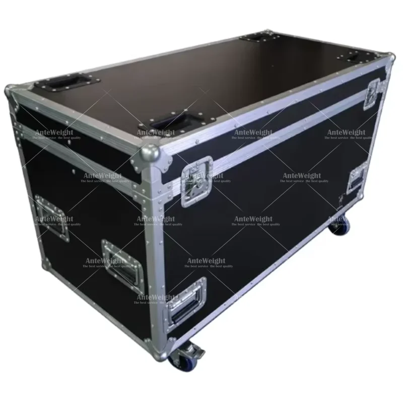 Vcore Hot Sell Large Capacity Flight case Durable Heavy Duty Aluminum Microphone Stand Flight case With Wheels