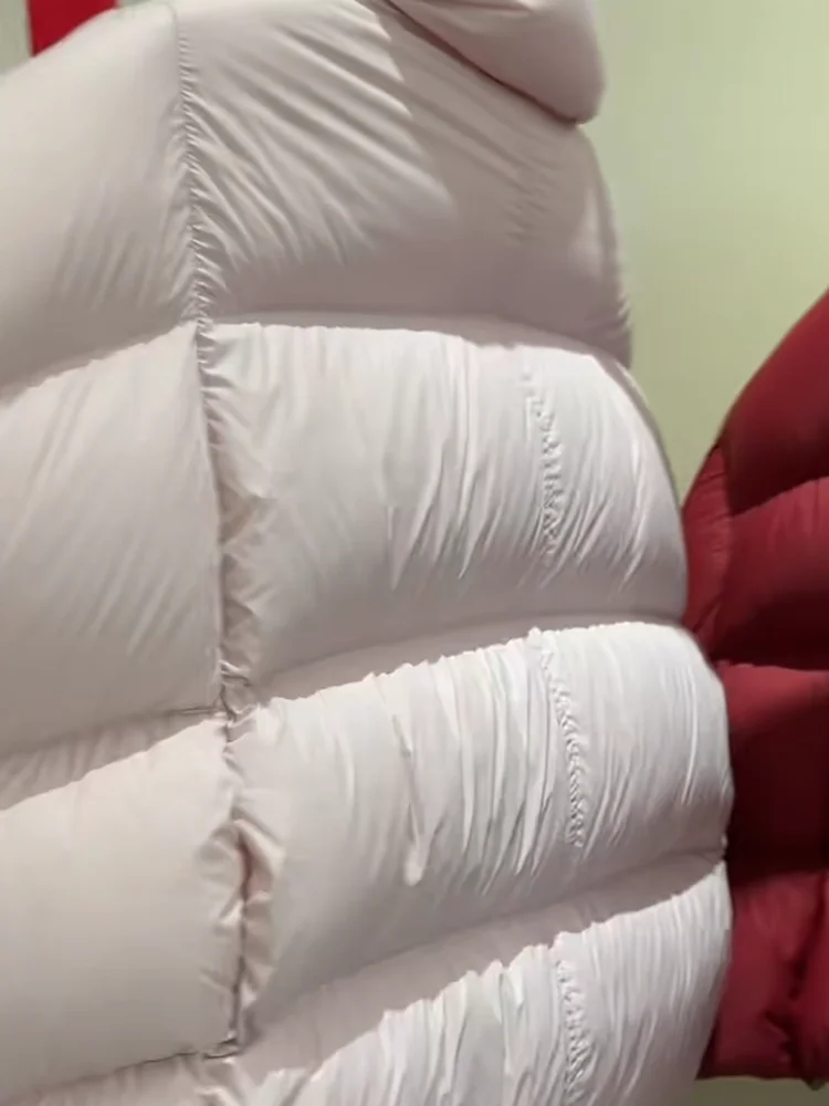 Koreaanse Sle ort Puffer Jaet vrouwen Winter Warme Bovenkleding Brood aap Stand Kraag donsjas Ci Casual Lange Sve