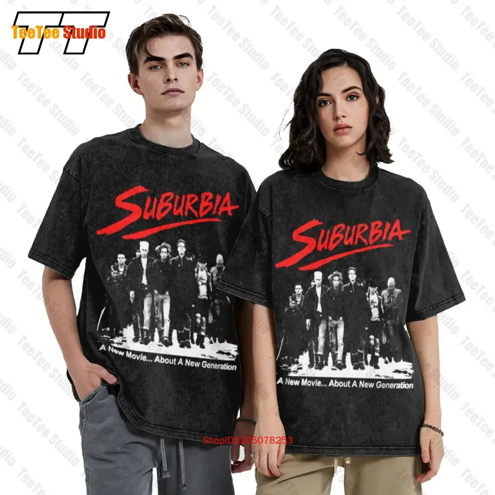 Suburbia 1983 Movie Punk Movie Tsol The Vandals Vintage Oversized T-Shirt 1EJO