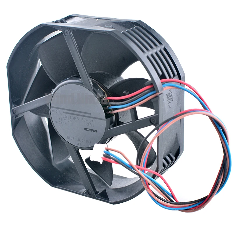 (2pcs) E80T13MS1B7-57 80mm Round Cooling Fan 80x80x25mm DC13V 0.24A 4-Pin for EB-C2040XN C2080XN C745WN Projector