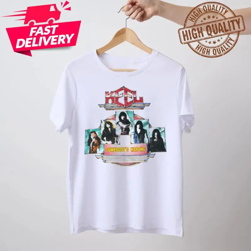 

Футболка Keel Band Somebody'S Waiting Concert 1987, белая, S 5XL, 1P0195
