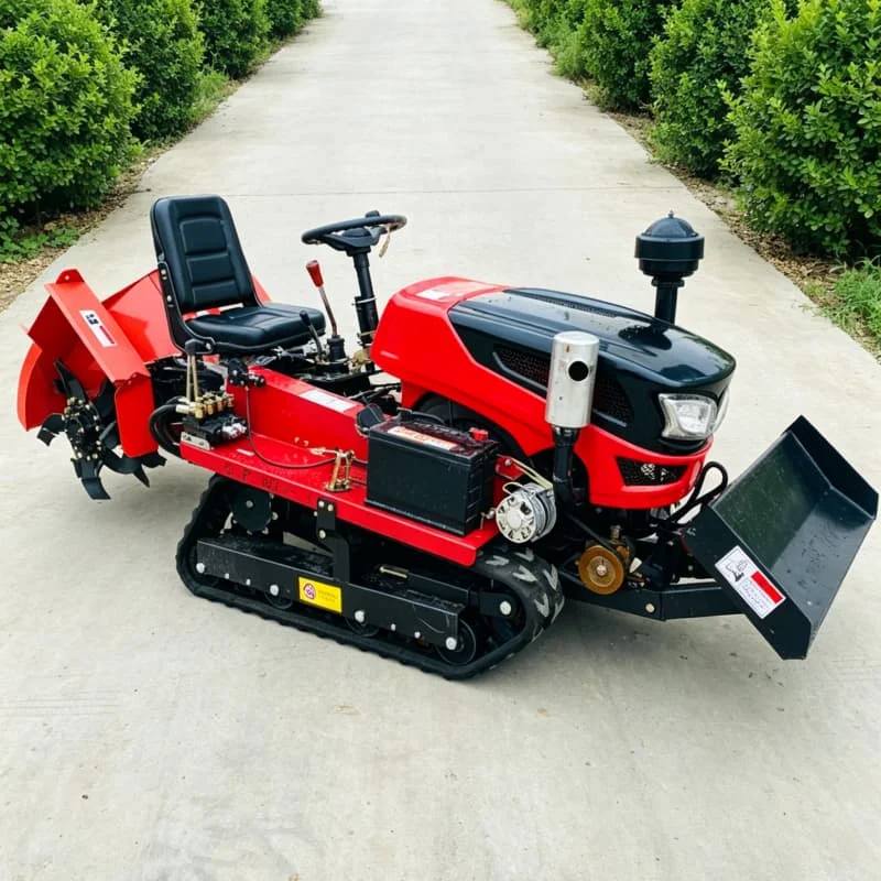 

Customized Hot‑selling Tracked Tractor Rotary Tiller with High‑efficiency Lifting Design for Soil Turning and Loosening