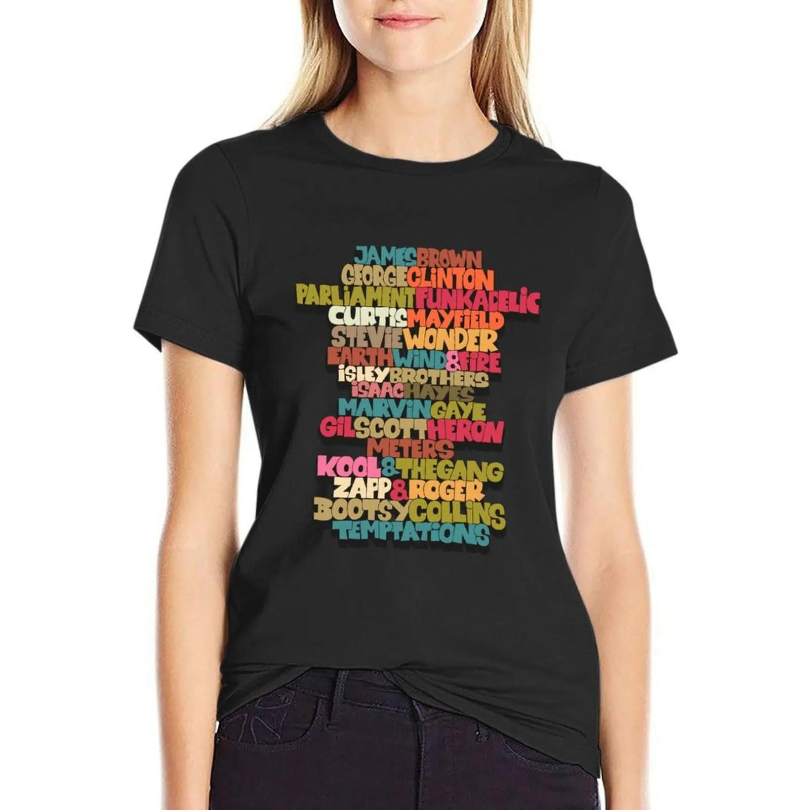 Funk Legends. Funky style typography. One nation under a groove. T-Shirt vintage clothes cute clothes fashion woman blouse 2024