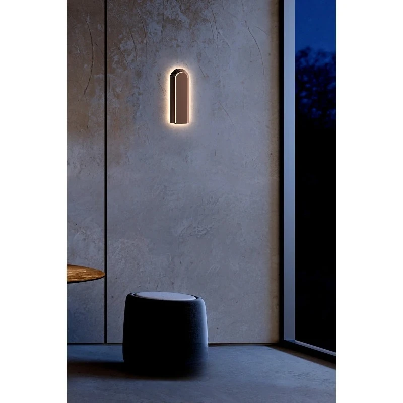 Modern Art Aluminum Wall Lamps Bedroom Aisle Halo Background Lighting Gallery Showroom Designed for Architects