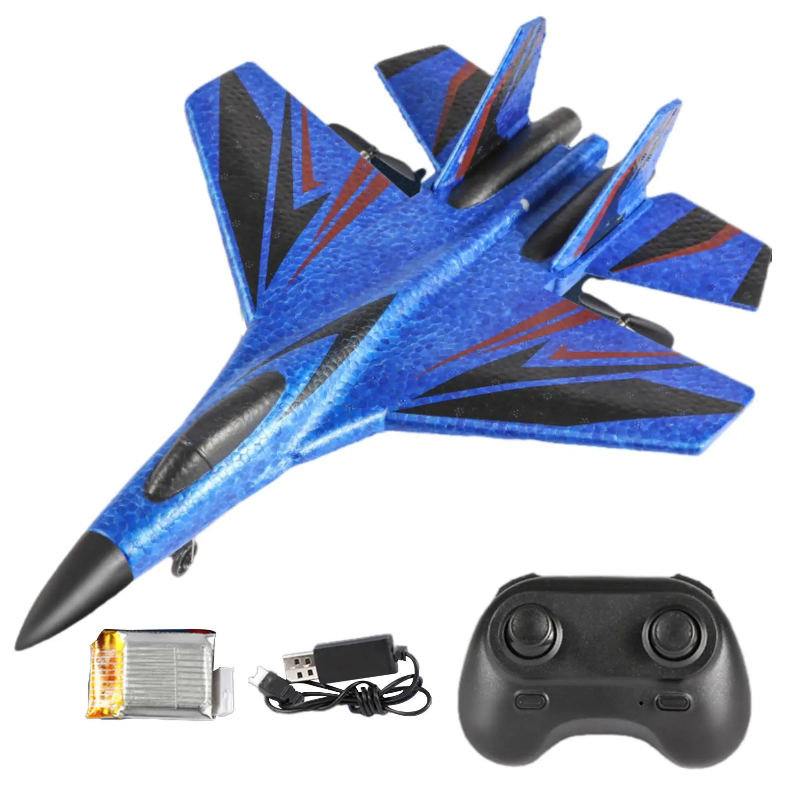 Fighter Jet Toy SU30 Aircraft Model Toys RC Fixed Wing Airplane RC Glider for Kids Boys Girls Children Beginner Birthday Gifts