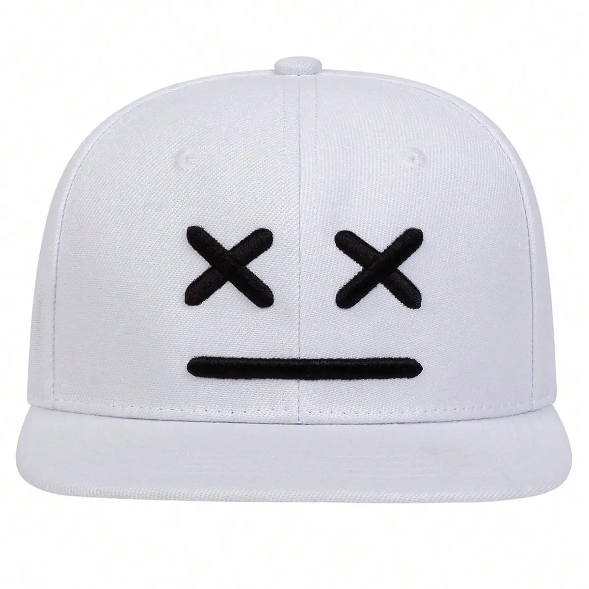 Unisex XX Smiling Face Embroidery Hip-hop Hats Spring Autumn Adjustable Casual Snapback Baseball Caps Sunscreen Hat Sports Cap