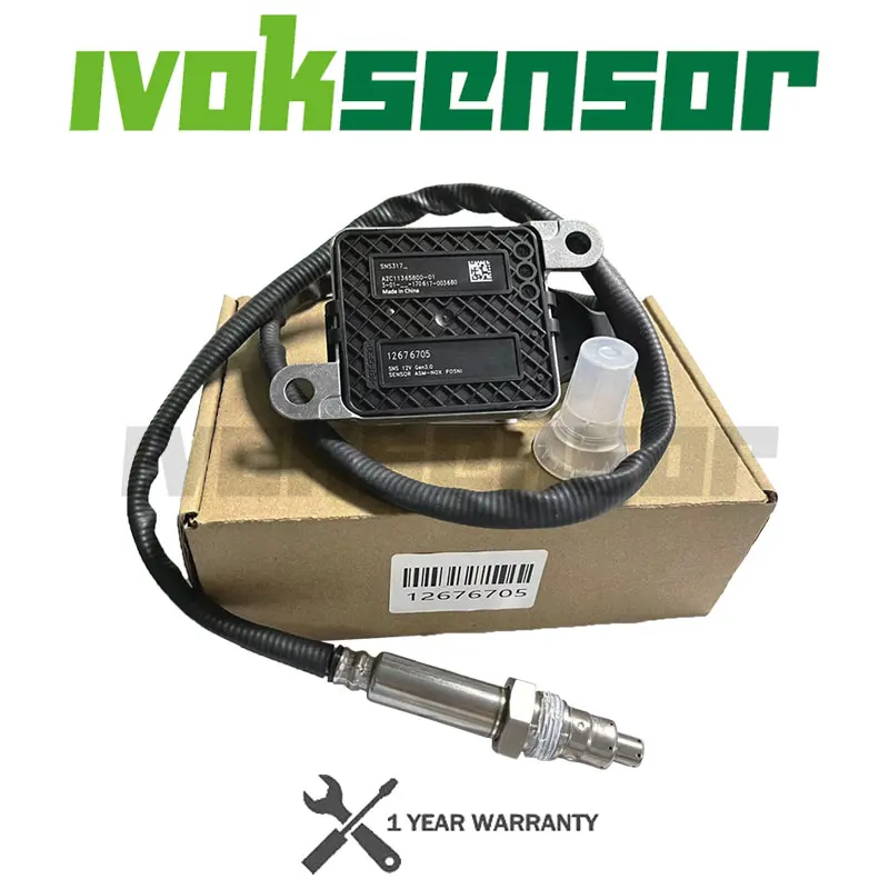 

12676705 12673516 Upstream Nox Nitrogen Oxide Sensor For GM Chevrolet Silverado GMC Sierra 2500 3500 HD V8 6.6L 2017