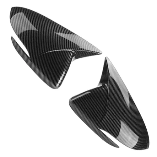 Imagen 2 del producto 2 uds cubierta retrovisora de coche con apariencia de fibra de carbono puerta lateral espejo decoración embellecedora para Hyundai Elantra Avante AD 2016 2017 2018-2020