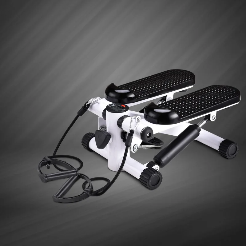 

Fitness Adjustable Mini Stepper With Resistance Bands For Exercise Step Machine Mini Stepper