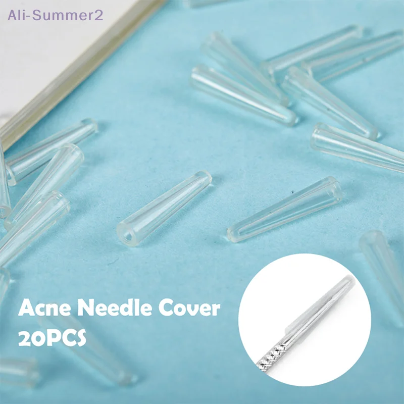 Pointed/Bend Clip Stainless Steel Tweezer Blackhead Pimples Removal Comedone Extractor Acne Needle Protector Face Care Tools