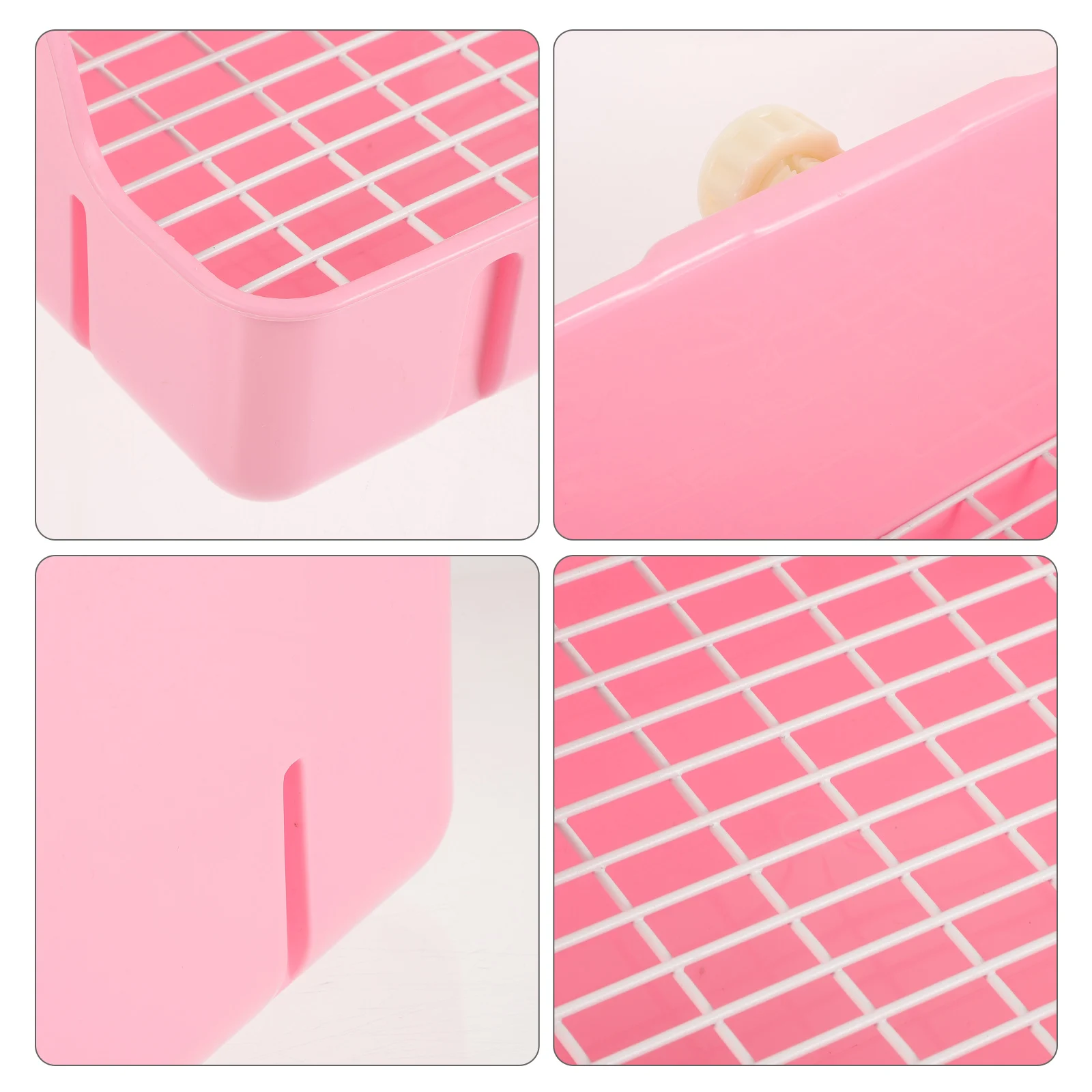 

Rabbit Potty Large Pet Toilet Bunny Tray Small Litter Pan for Rabbits Animals Guinea Pig