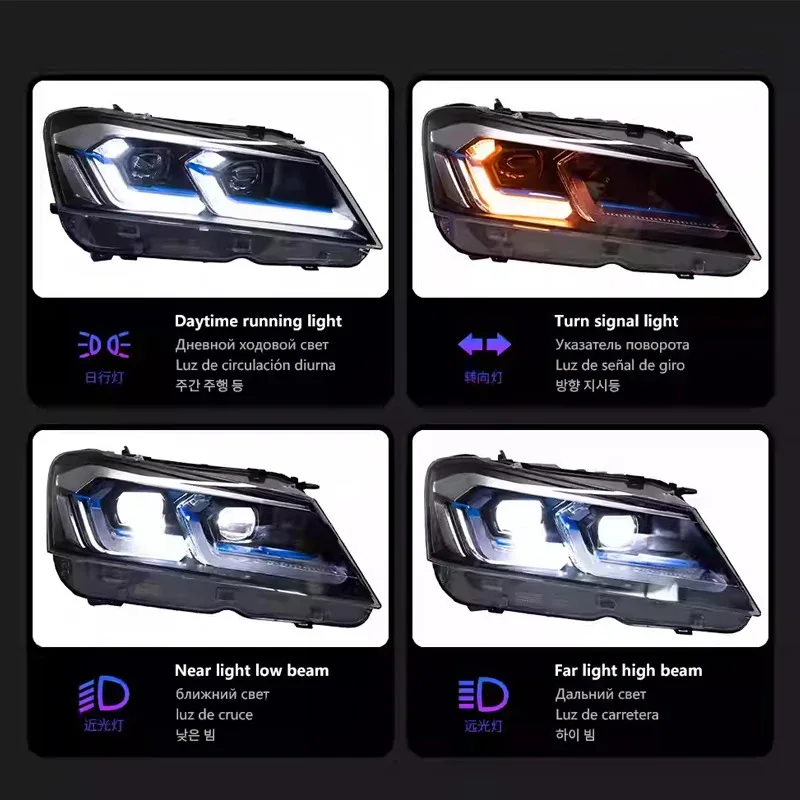 Daershun Car Led Headlights Headlamp Auto Lighting System X3 F25 Headlight Upgr Headlights 2011-2013