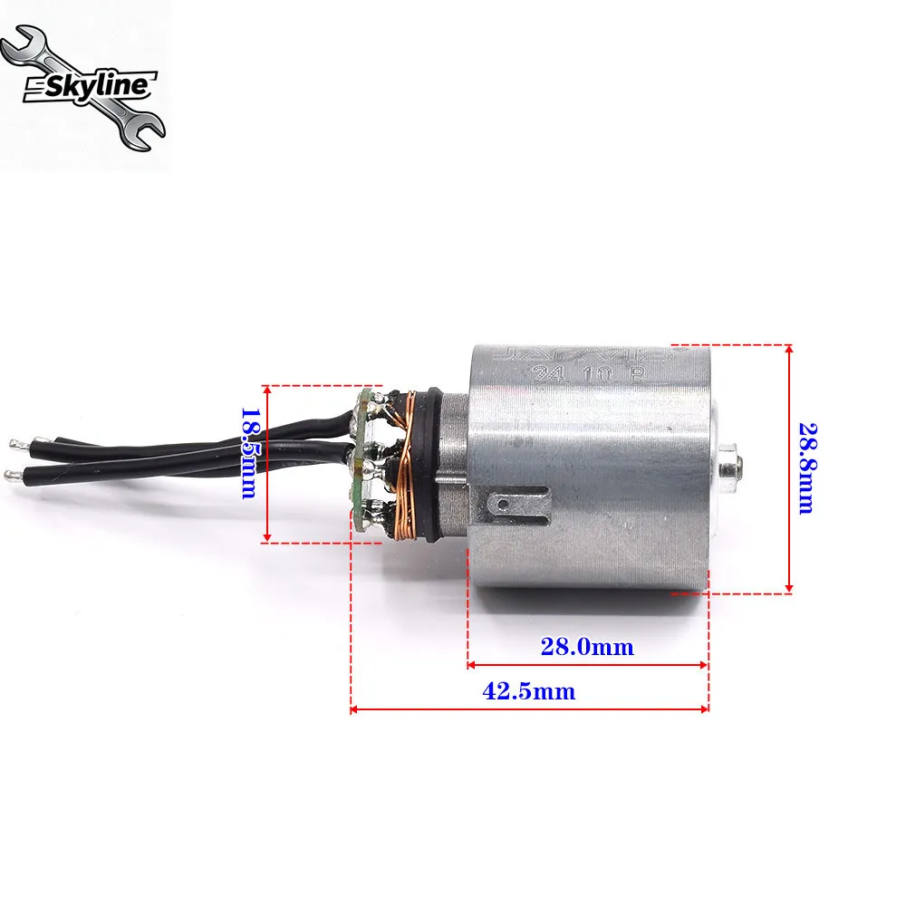 2S 7.4V 110,000 RPM Mini Brushless Fan Aluminum Impeller Hair Dryer Super High Speed Motor 150W