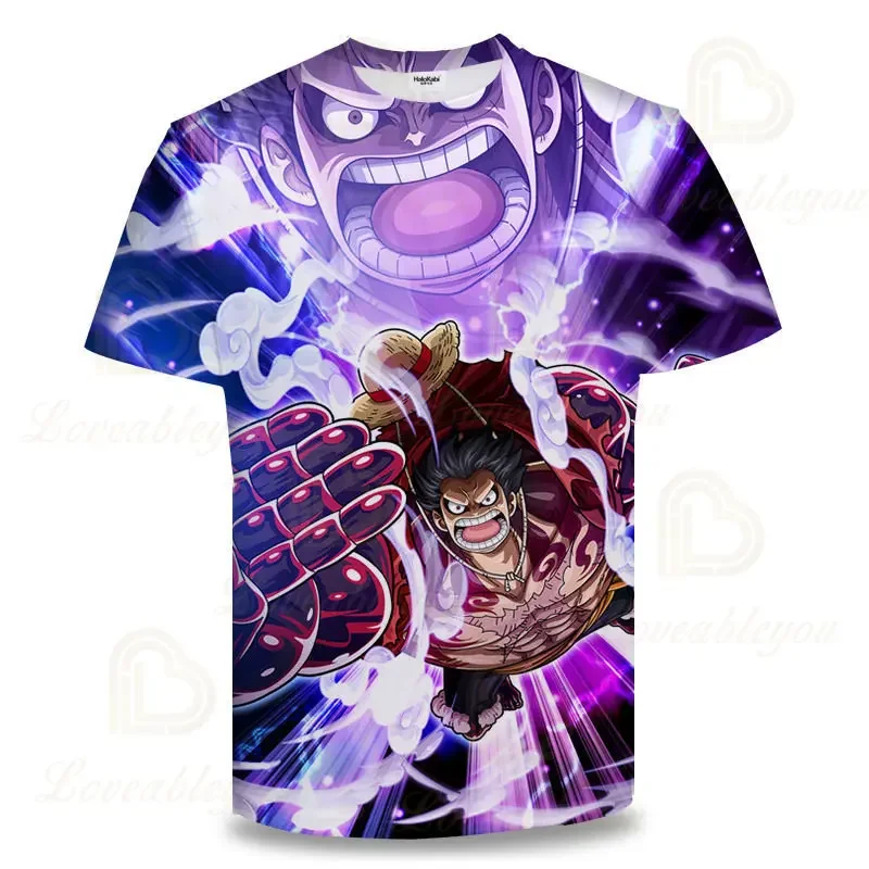 Hot One Piece T Shirt Cool Boys Girls Funny Graphic T-shirt Roronoa Zoro Anime Tshirt Hip Hop Top Tees Kids Clothing