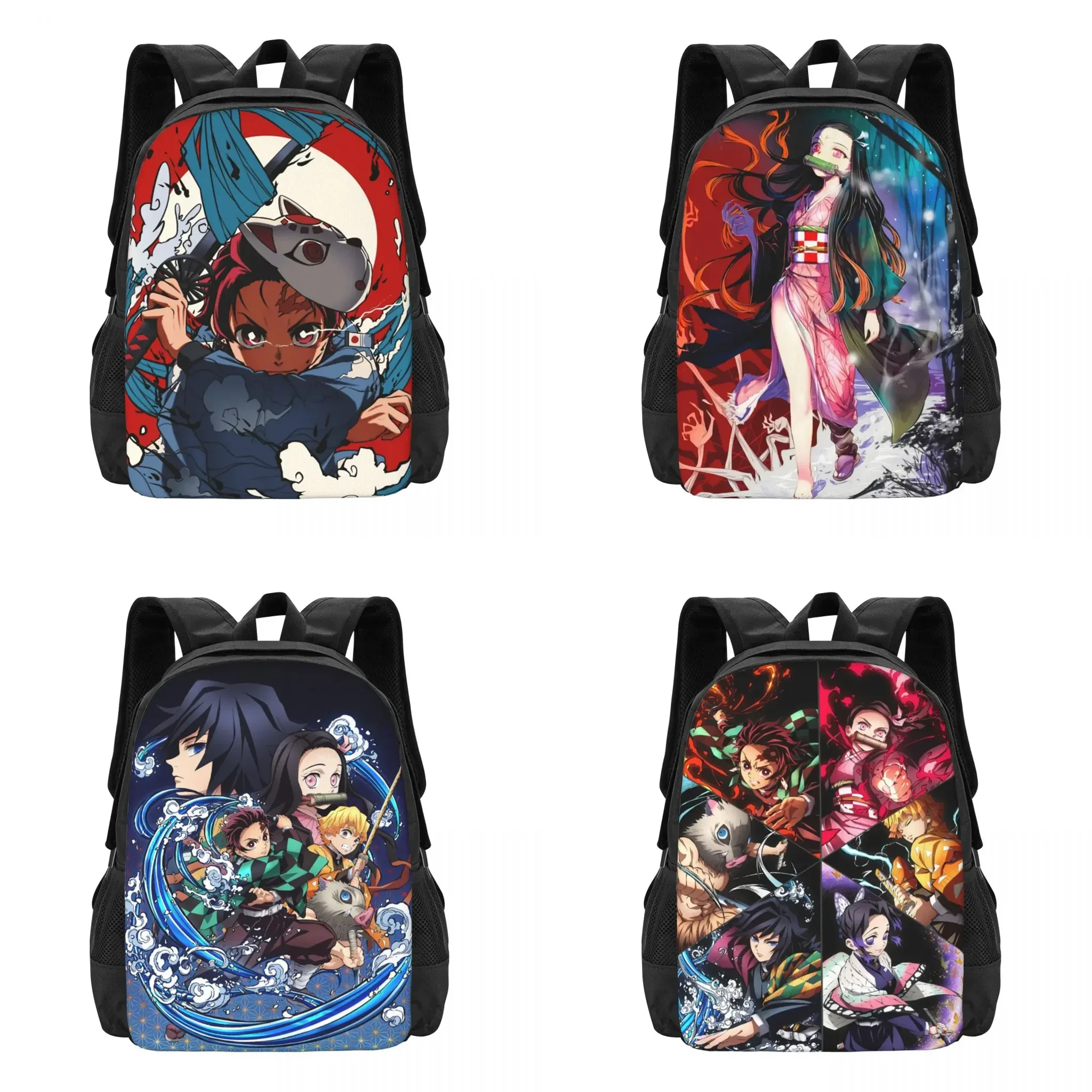 

Anime Demon Slayer Travel Laptop Backpack, Business College School Computer Bag Gift for Men & Women