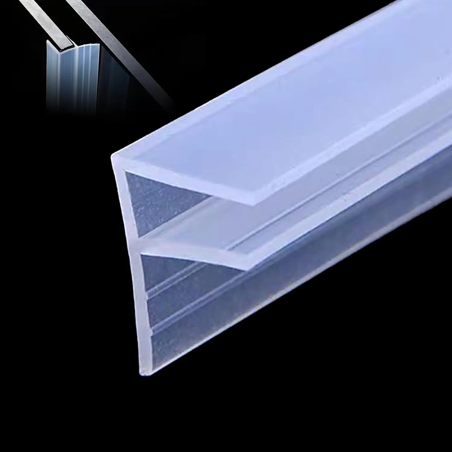 5/2M Silicone Rubber Window Sealing F U H Shape Door Weather Strip Draft Stopper For Shower Room Acoustic Panel 6/8/10/12mm