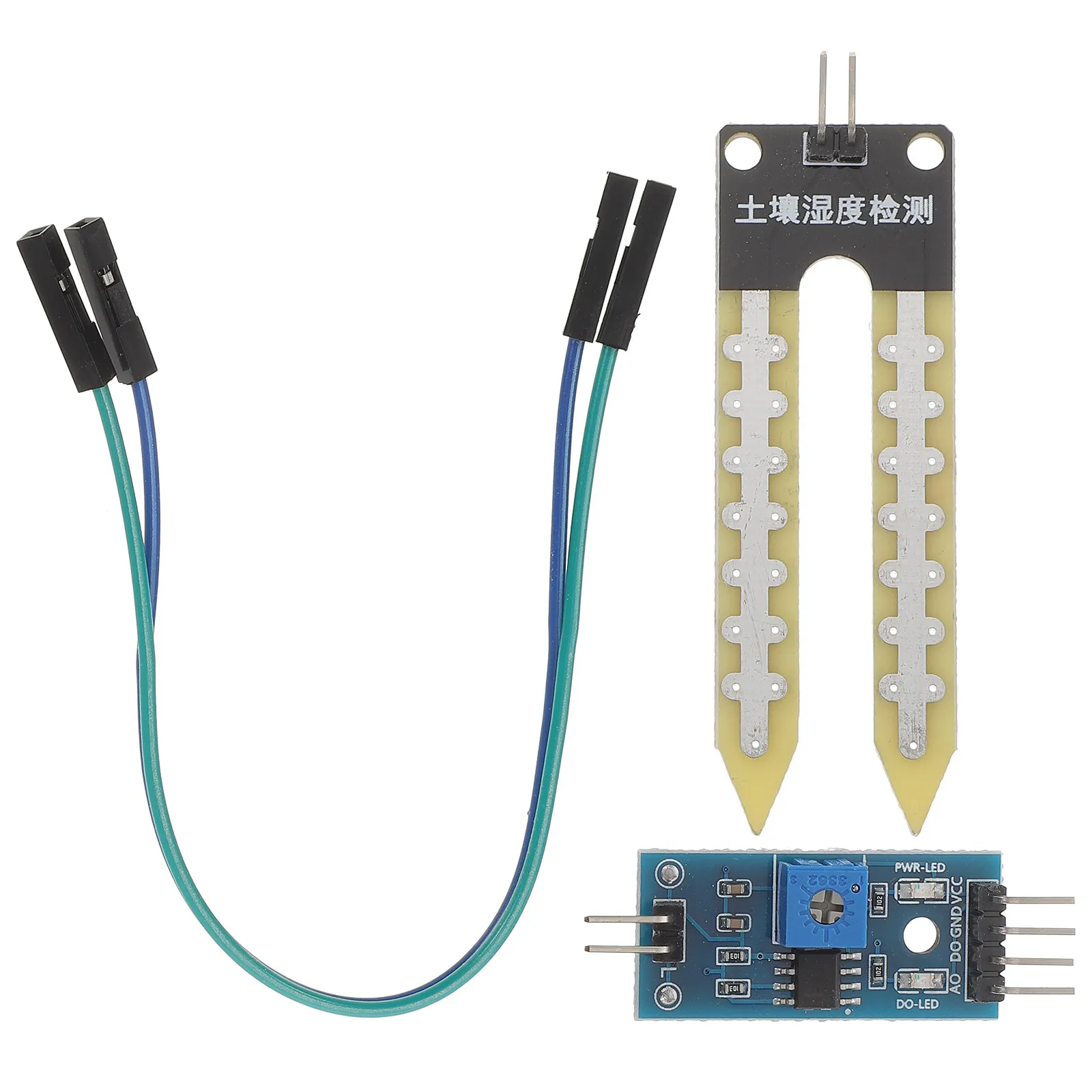

1Set Soil Hygrometer Module Adjustable Sensitivity Moisture Testing Sensor for Automatic Watering Plant Care Soil Moisture