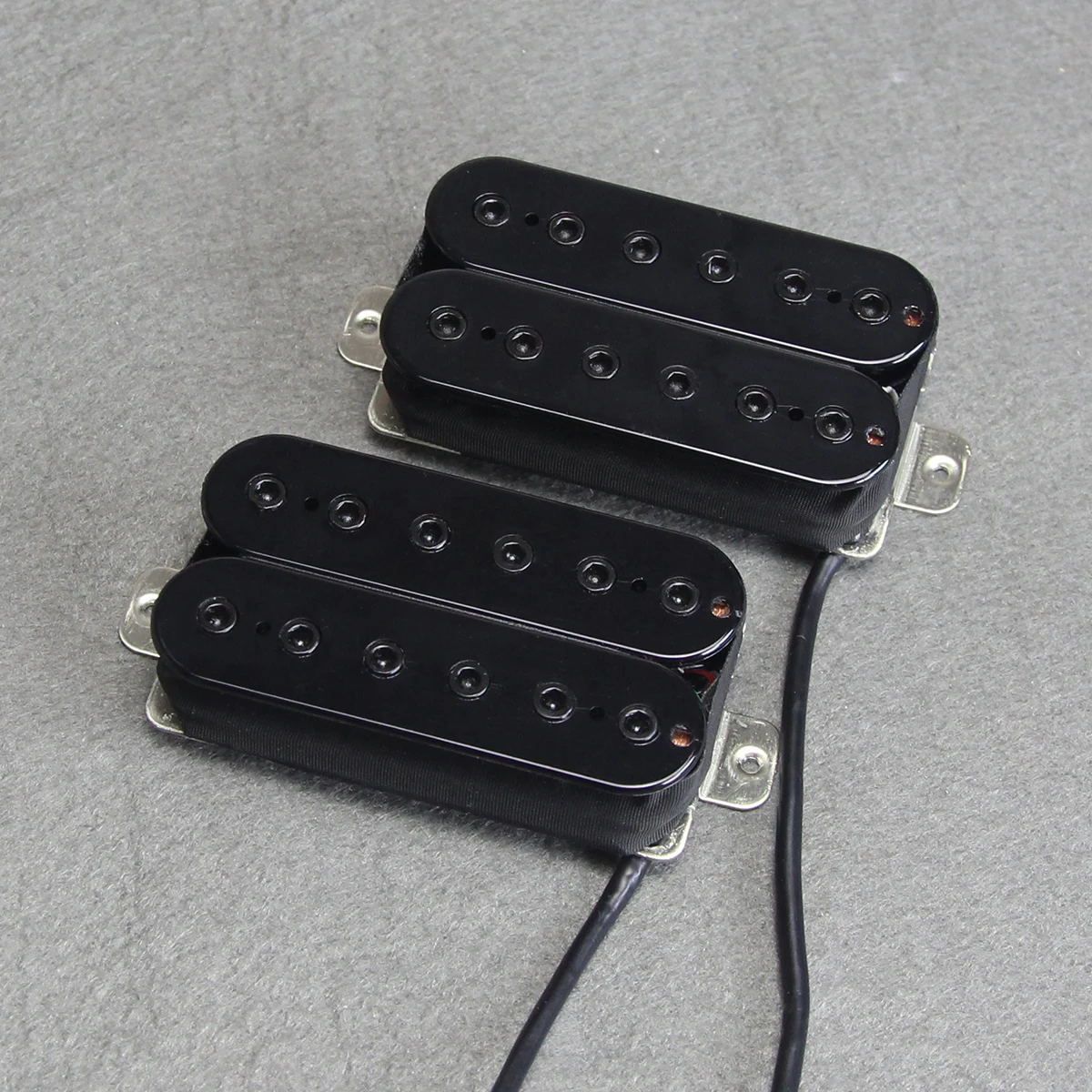 FLEOR zestaw Humbucker Pickup gitara elektryczna Pickup Neck zestaw mostków magnes ceramiczny części do gitary, czarny/biały wybierz