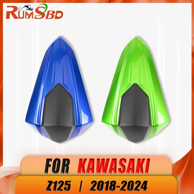 Motorcycle Rear Passenger Pillion Solo Seat Cover Cowl Fairing Black For Kawasaki Ninja 125 Z125 2018 2019 2020 2021