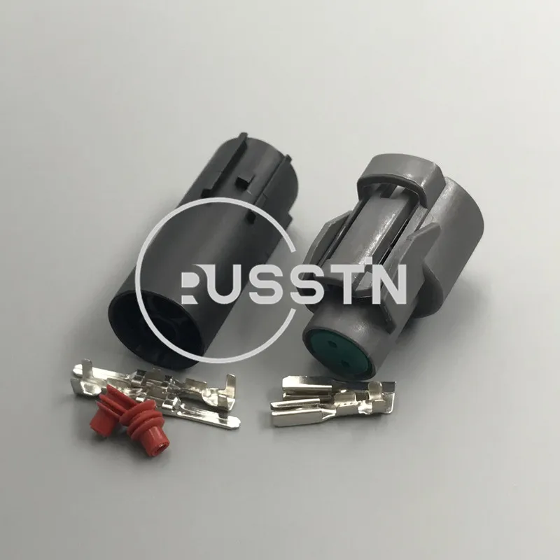 1 Set 2 fori pressostato olio Knock Sensor Plug presa automatica connettore sensore fluido di raffreddamento per Honda Acura VTEC 6189-0156