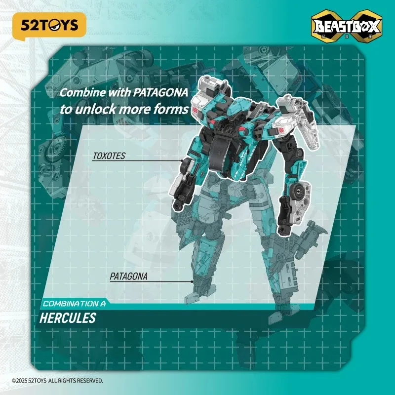 52TOYS InfinityBox IB-14 TOXOTES, Deformation Robot, Converting in Mecha and Cube, Action Figure, Collectible Gift Kids Toys