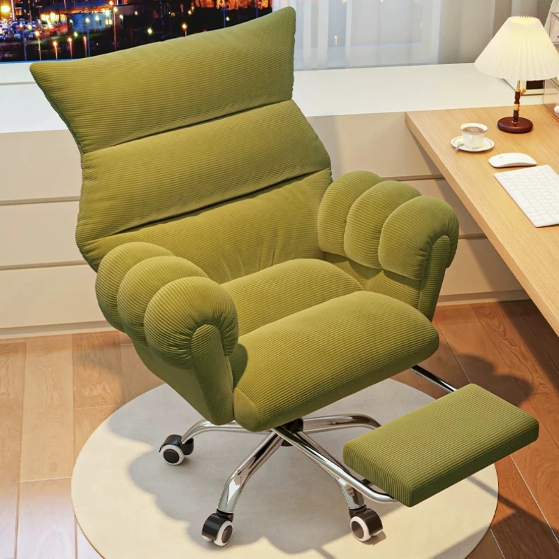 Upgrade Ergonomic Office Chair Adjustable Orange Comfortable Lazy Computer Chair Designer Silla De Escritorio Office Furniture