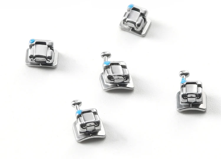 AZDENT Dental Kieferorthopädische Klammern Selbstligierende Zahnspangen Metall Monoblock MIM Roth/MBT 0,022 Haken 3-4-5 Zahnheilkundematerialien – Detail 7