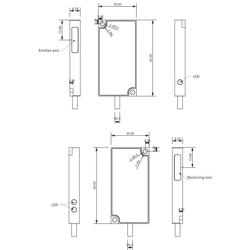 Рисунок 2 - Высокоточный лазерный датчик коррекции