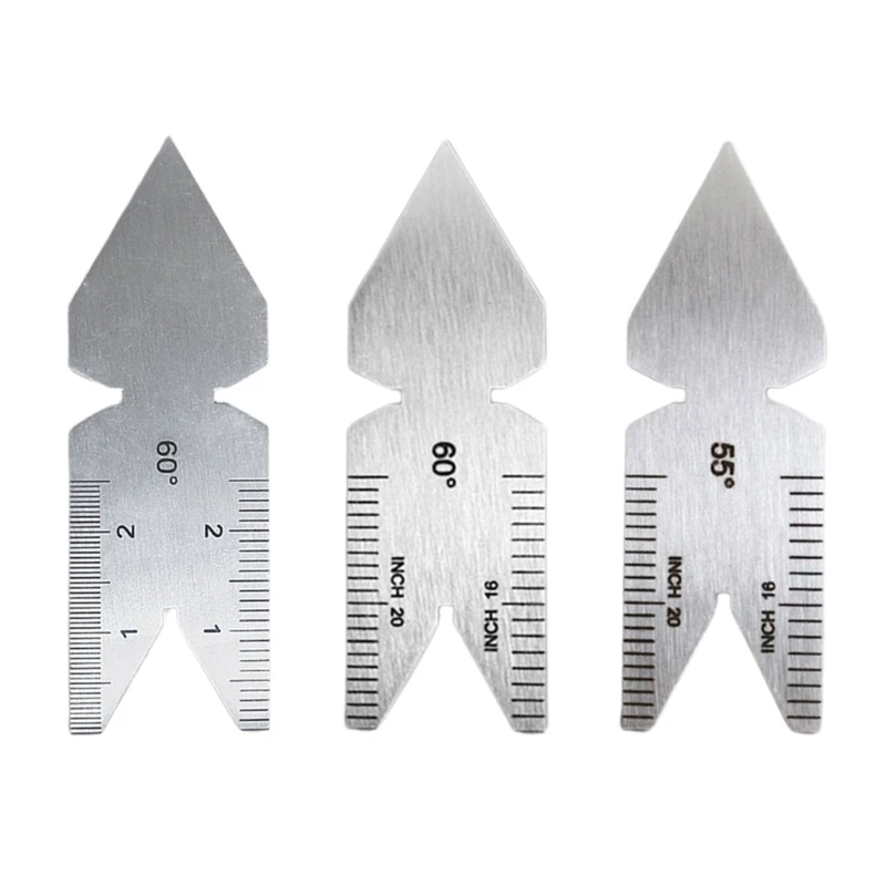 

StainlessSteel Corner Front Edges Measuring Drill Bit Angles Gauges Sharpening Dropship