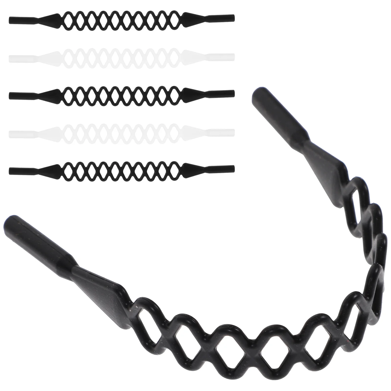 

6Pcs Glasses Strap Sports Anti Slip Rope Durable Silicone Eyeglass Chain Holder Eyewear Retainer Glasses Strap