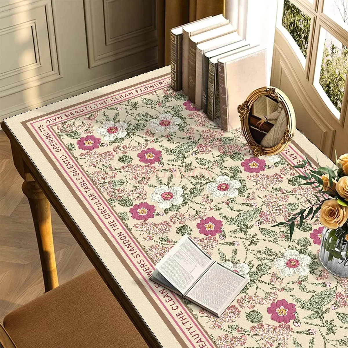 1pcs Bedroom dressing table, table mat, oil resistant and waterproof makeup table, desktop protection mat, desk nail table