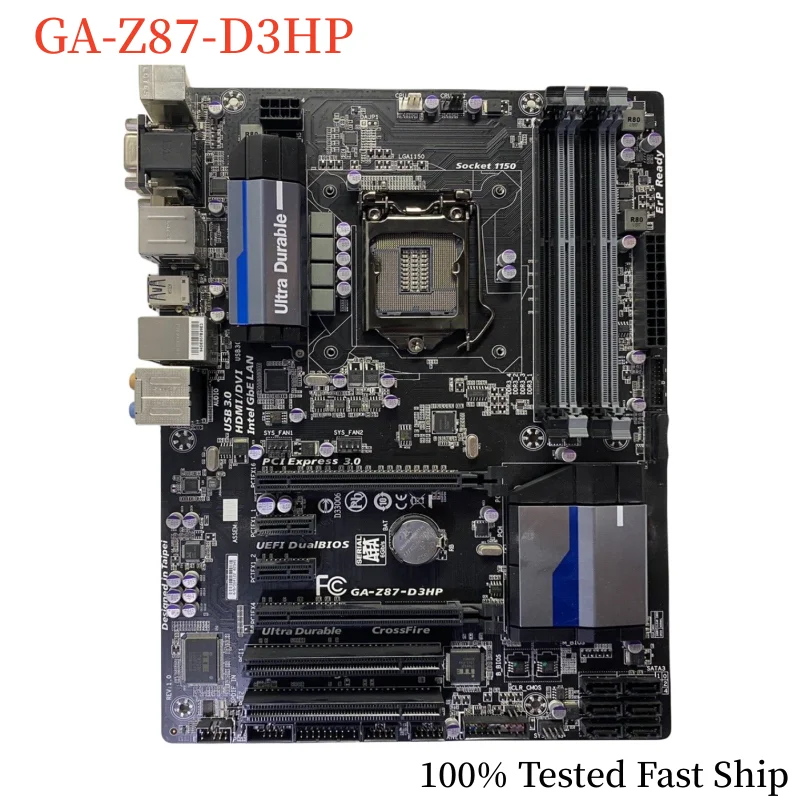 

For Gigabyte GA-Z87-D3HP Motherboard Z87 32GB LGA 1150 DDR3 ATX Mainboard 100% Tested Fast Ship