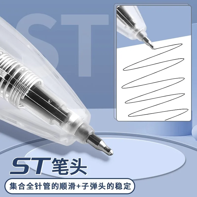 M&G Push-Up Gel Pen Black 0.5mm Quick Drying Refillable Office And Student Use Neutral Pen