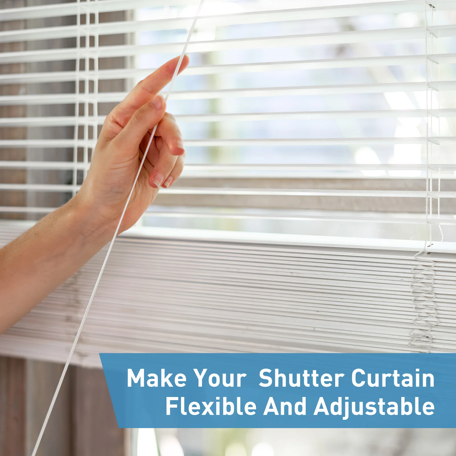 4 szt. Blokady sznurka żaluzji, profesjonalny mechanizm blokujący sznur, części do żaluzji okiennych, wielokrotnego użytku, mechanizm bezpieczeństwa, elementy montażowe.