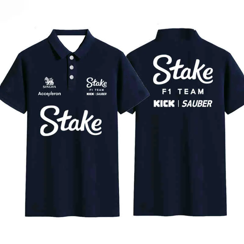 

2025 Special Edition F1 Team Jersey T Shirts Summer Training Polo Shirt Adults Kids Youth Sportswear Quick Drying Casual Tees