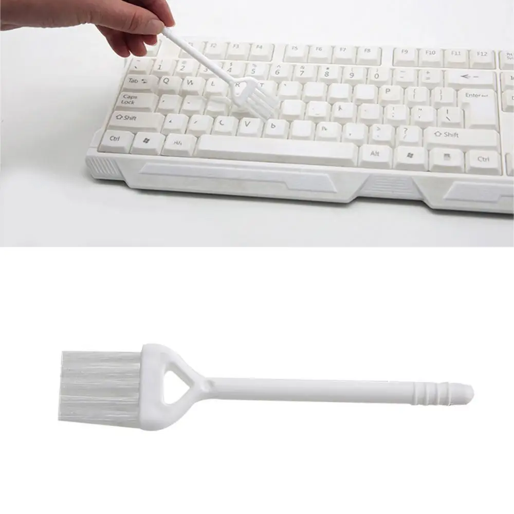 2-in-1 Mini Cleaning Brush Detachable Dustpan Keyboard Desktop Window Groove Broom Sweep Tool Car Air Vent Slit Brush Corner