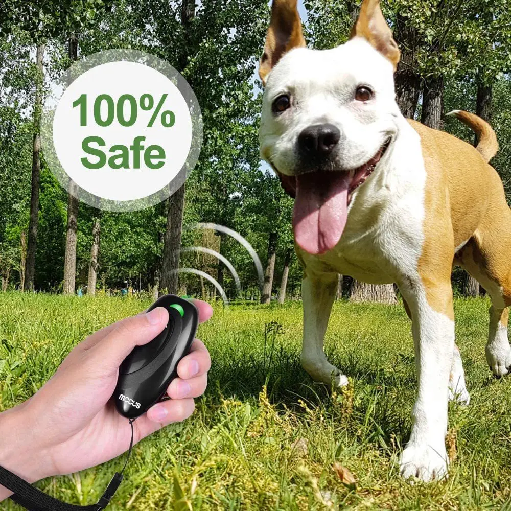 High Efficiency Ultrasonic Dog Training Bark Controller Handhold Outdoor Repeller Dog Deterrent Anti Barking Device Bark Control