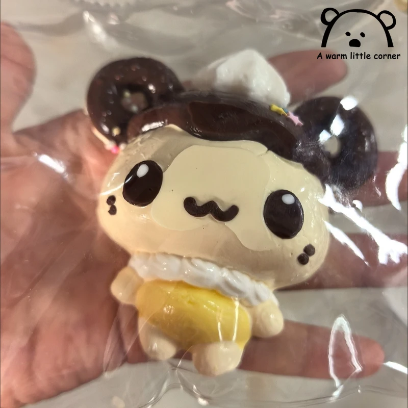 

Cute Old-Fashioned Donut Silicone Squeeze Toys Slow Rebound Super Soft Stress-Relieving Wonder Relieve Hand Relaxation Toy