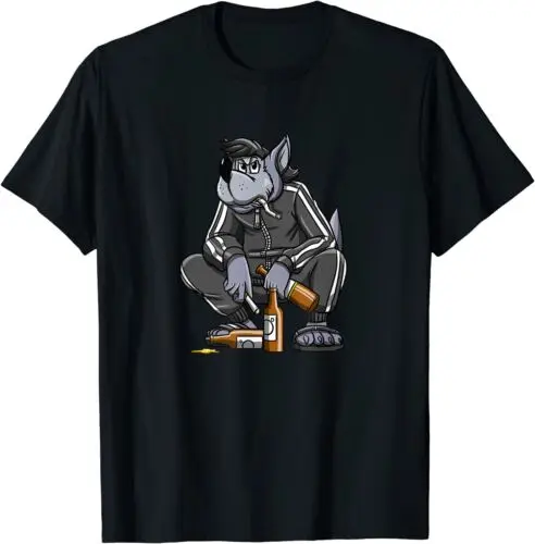 Russian Gopnik Russian Squat Wolf Russian T-Shirt