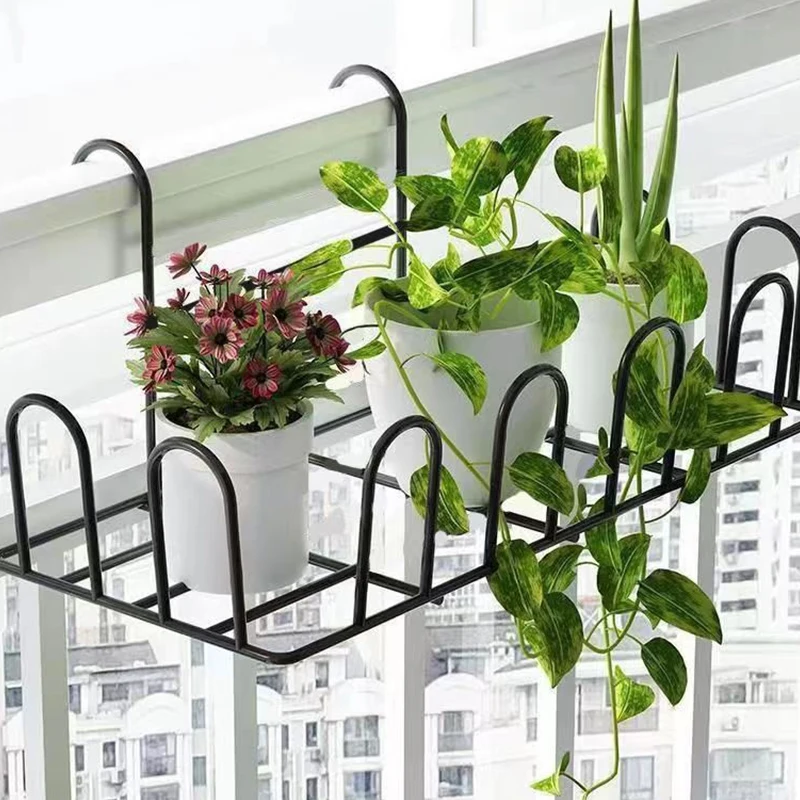 Multi Functional Indoor And Outdoor Shoe Drying Railing Windowsill Hanging Minimalist Clothes Storage Stand Balcony Drying Rack