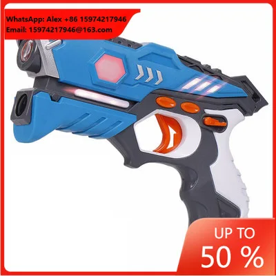Interactive 3D Projection Shooting Gun Toy For Children's Playgrounds And School/Shopping Mall Projector Shooting Game