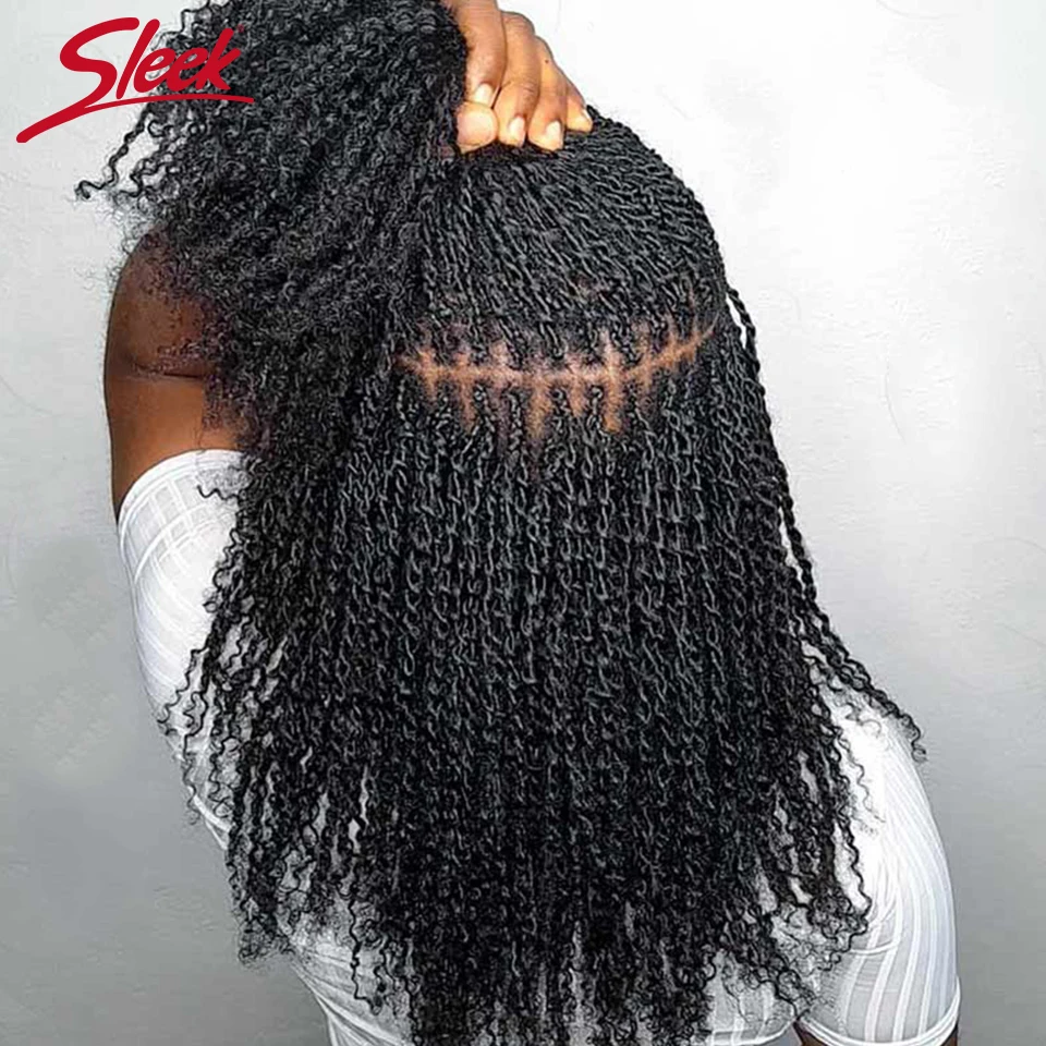 Afro Kinky Bulk Hair For Braiding Brazilian Kinky Curly Remy Human Hair Extensions No Wefts for Mini Twists Braids 10-22inches